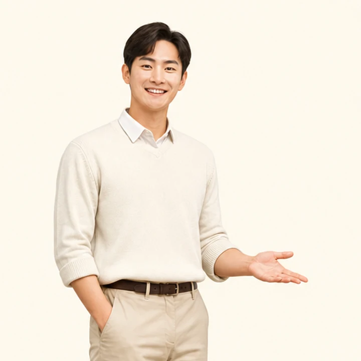 신용불량 캐스퍼 장기렌트 상담 신청을 안내하는 담당자